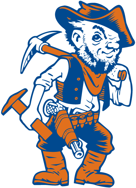 UTEP Miners 0-1991 Mascot Logo diy iron on heat transfer...